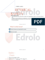 Electrical Safety - Edrolo - PowerPoint