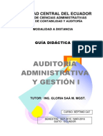 Auditoria Administrativa Gestion I