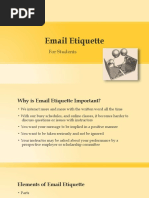 Email Etiquette For Students