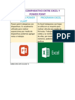 Cuadro Comparativo Entre Excel y Power Point