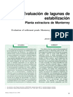 Evaluación Lagunas de Estabilización