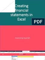 Quantic - Financial Statements in Excel