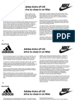 Case Study Adidas Nike