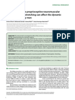 The Contract-Relax Proprioceptive Neuromuscular Facilitation (PNF) Stretching Can Affect The Dynamic Balance in Healthy Men