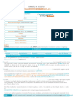 Formato de Registro Word