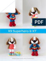 K9 Superhero & KT: Design by Serah Basnet - Tales of Twisted Fibers