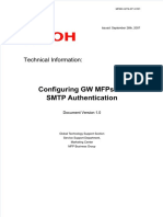 Configuring GW Mfps For SMTP Authentication: Technical Information