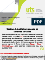 Capitulo 4 - Analisis de Energia en Sistemas Cerrados