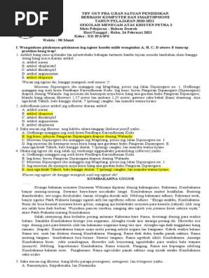 Soal To Pra Usp Kelas Xii