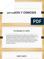 Exposicion Difusion y Osmosis