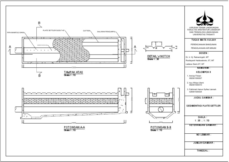 Sedimentasi Tube Settler PDF