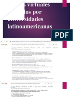 Cursos Virtuales Ofrecidos Por Universidades Latinoamericanas