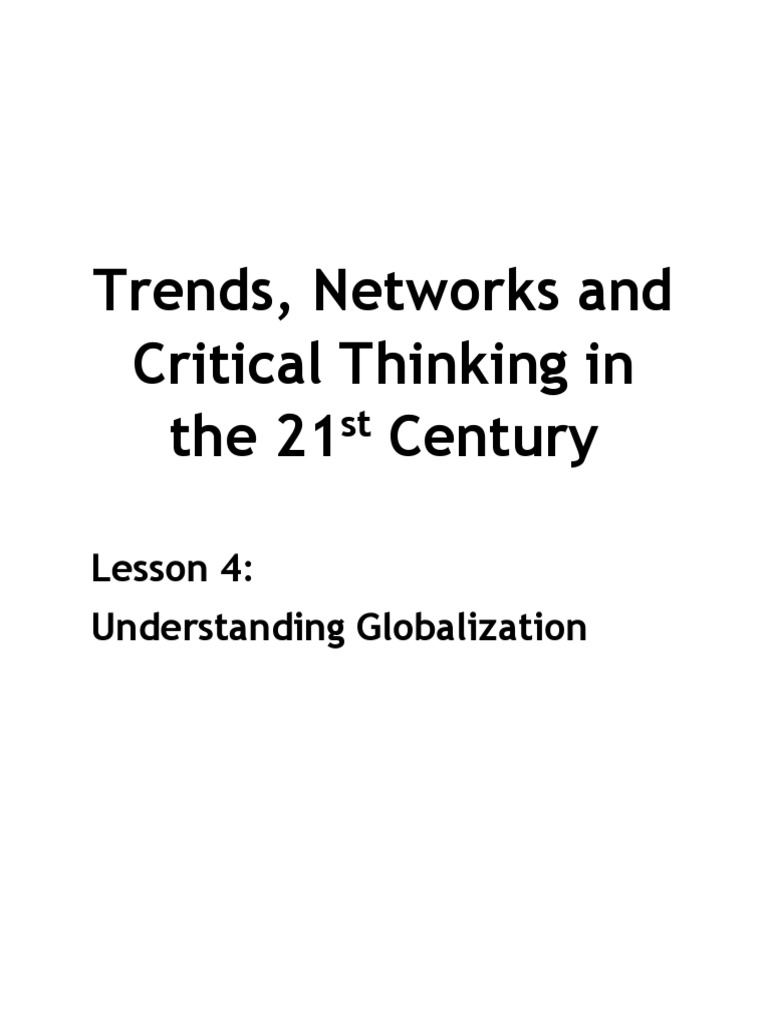 Understanding Globalization Effects Pdf Globalization Business