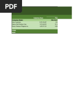 Comparable Company Analysis