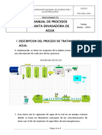 Manual de Proceso Planta Envasadora 2015 - V1