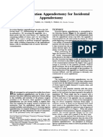 Inversion-Ligation Appendectomy For Incidental Appendectomy