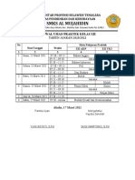 Jadwal Praktek Xii 2021