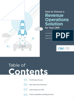 Revenue Operations Solution: How To Choose A