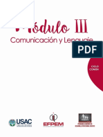 Moìdulo III Comunicación y Lenguaje Ciclo Común