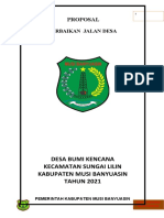 PROPOSAL Jalan Desa Bumi Kencana