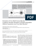 Formation of Core-Shell-Corona Micellar Complexes Through Adsorption of Double Hydrophilic Diblock Copolymers Into Core-Shell Micelles