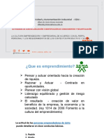 Recapitulación de La Cultura Emprendimiento 2021