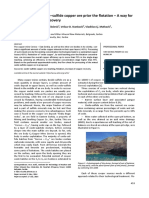 Acid Leaching of Oxide-Sulfide Copper Ore Prior The Flotation - A Way For An Increased Metal Recovery