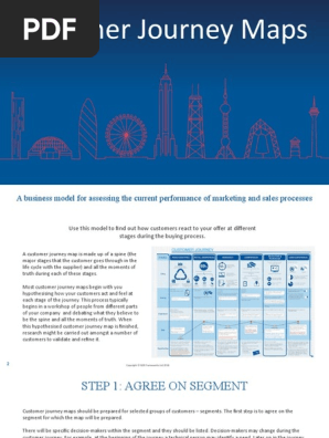 12 Customer journey maps (steps)