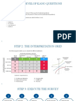 Step1: Develop Kano Questions