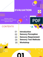 Sensory Evaluation Training. USAHID (14082020)