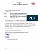 LPP-L-CJ-PL-682 Statement Letter for 150 KV Underground Cable Shipment 8 REK