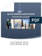 Log Book 2019: Real Eiffel Engineering & Laboratory Services