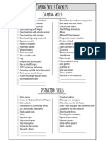 Coping Skills Checklist