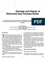 Cause of Damage and Repair of Reformed Gas Firetube Boiler: Zeng Zhong Quan Mark A. Holderman