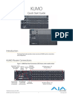 Quick Start Guide: Figure 1. KUMO Rear Panel Connections (3232 Shown, Other Models Similar)