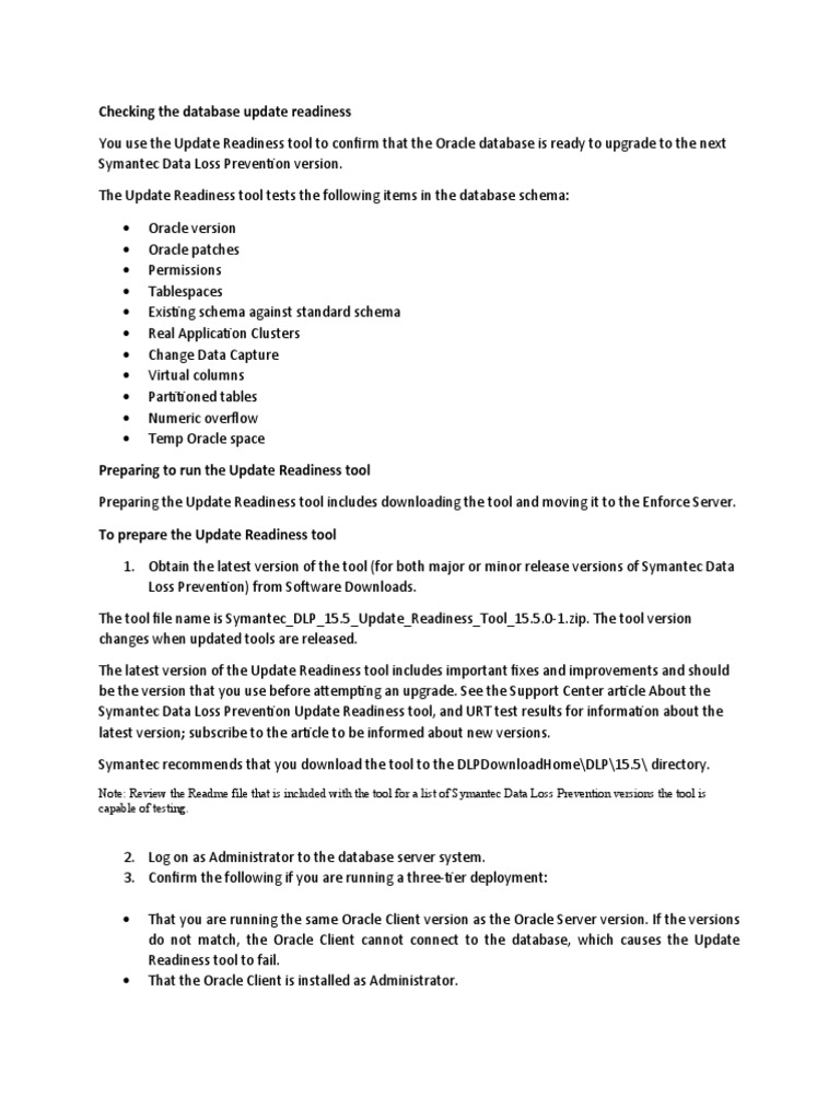 Checking The Database Update Readiness Atif Mobily Pdf Databases