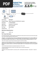 Mechanical Specifications: Fair-Rite Product's Catalog Part Data Sheet, 2961666671 Printed: 2010-11-09