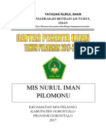 Cover Daftar Peserta Ujian