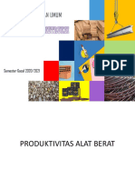 Minggu 5 - PRODUKTIVITAS ALAT BERAT