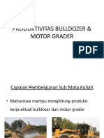 Minggu 5 - PRODUKTIVITAS BULLDOZER & MOTOR GRADER