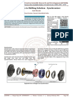 Introduction To Shifting Solution Synchronizer