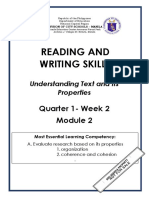 Reading and Writing q1 w2 Mod2