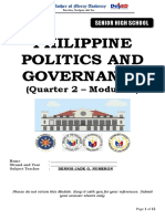 Philippine Politics and Governance: (Quarter 2 - Module 5)