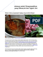 12 Bahan Rendaman untuk Mengempukkan Daging