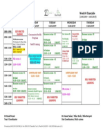 Community Health Program Field Training: Week 04 Timetable