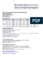 Beam Design Detail Report: Material and Design Data