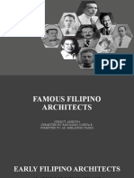 Arhist44 Famous Filipino Architects