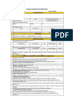 Form Kualifikasi Kontraktor