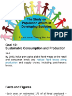 The Study On Population Affairs in Developing Societies - Choong Wen Kang Iain