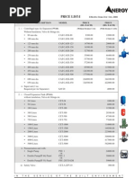 Price List-I